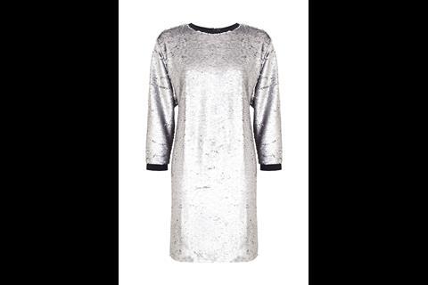 Marks & Spencer is another retailer serving up sequins this Christmas, with a silver sparkly dress on offer from its Limited Edition collection during the party season.